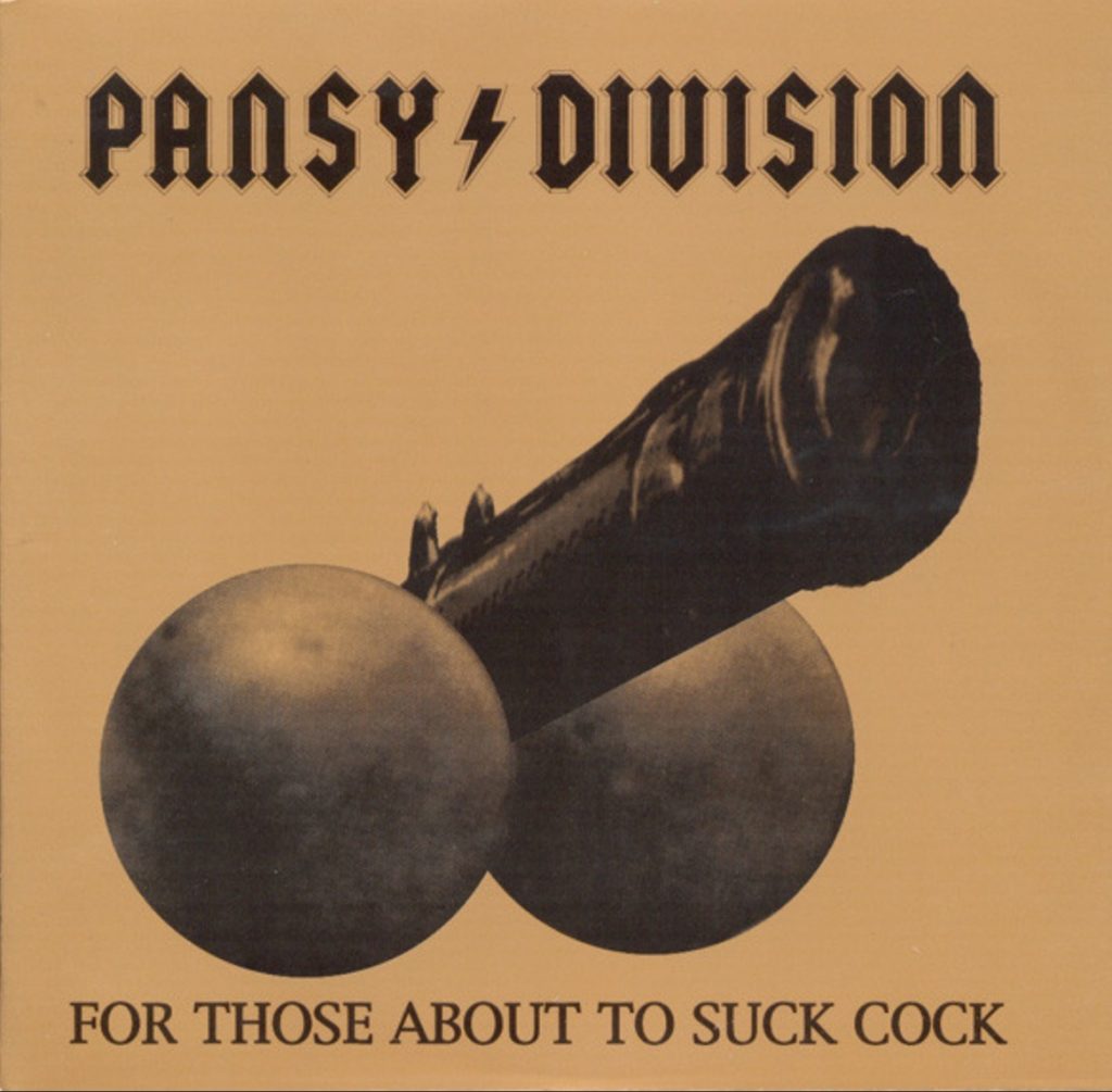 Pansy Division For Those About To Suck Cock... We Salute You EP